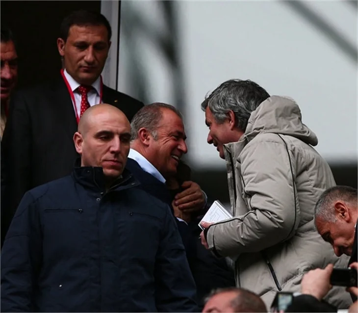 Jose Mourinho, Kayseri'de Galatasaray'ı izledi