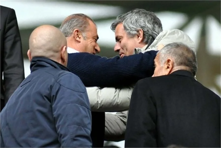 Jose Mourinho, Kayseri'de Galatasaray'ı izledi