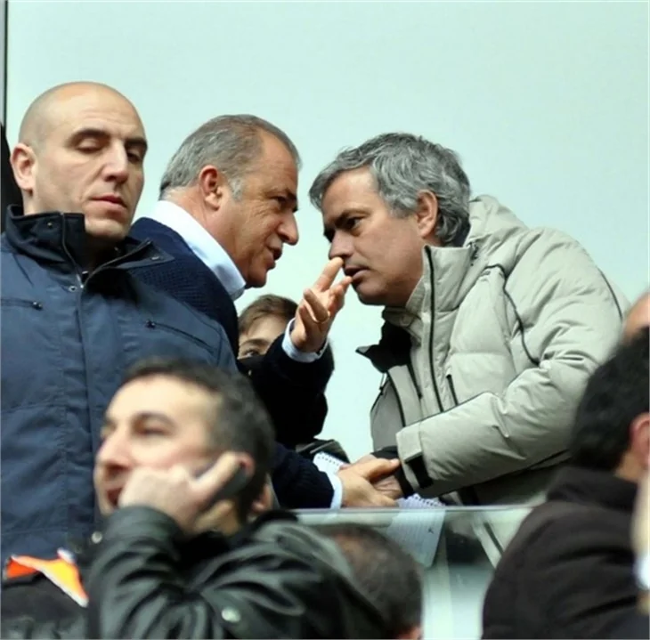 Jose Mourinho, Kayseri'de Galatasaray'ı izledi