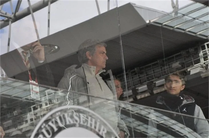 Jose Mourinho, Kayseri'de Galatasaray'ı izledi