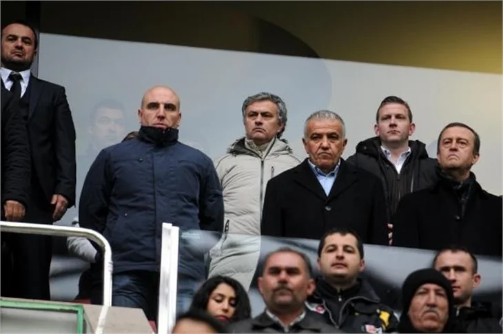 Jose Mourinho, Kayseri'de Galatasaray'ı izledi