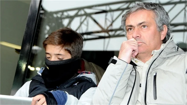 Jose Mourinho, Kayseri'de Galatasaray'ı izledi