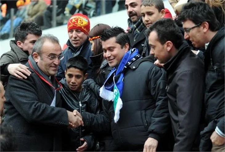 Jose Mourinho, Kayseri'de Galatasaray'ı izledi