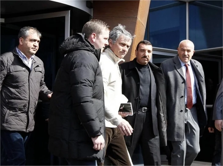 Jose Mourinho, Kayseri'de Galatasaray'ı izledi