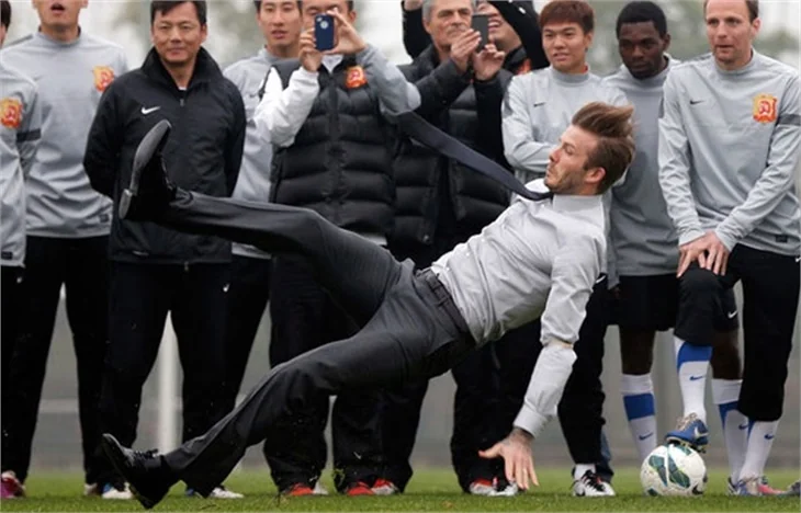 Beckham karizmayı fena çizdirdi