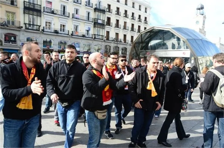 Madrid'de yer gök sarı-kırmızı