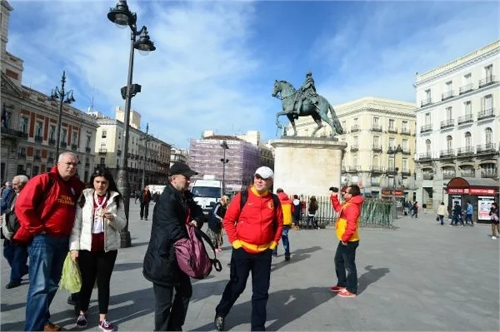 Madrid'de yer gök sarı-kırmızı