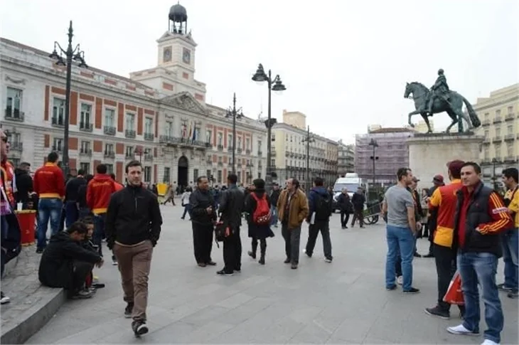 Madrid'de yer gök sarı-kırmızı