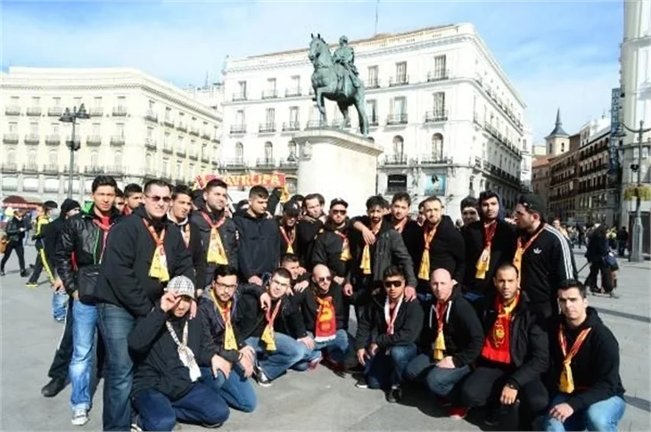 Madrid'de yer gök sarı-kırmızı
