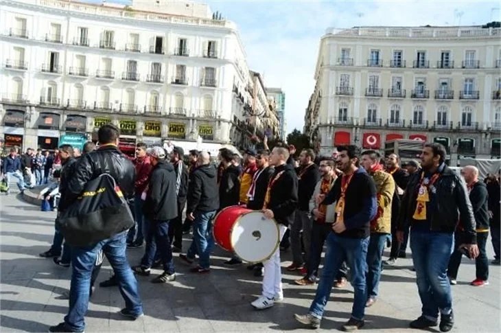 Madrid'de yer gök sarı-kırmızı