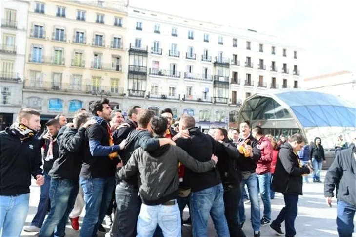 Madrid'de yer gök sarı-kırmızı