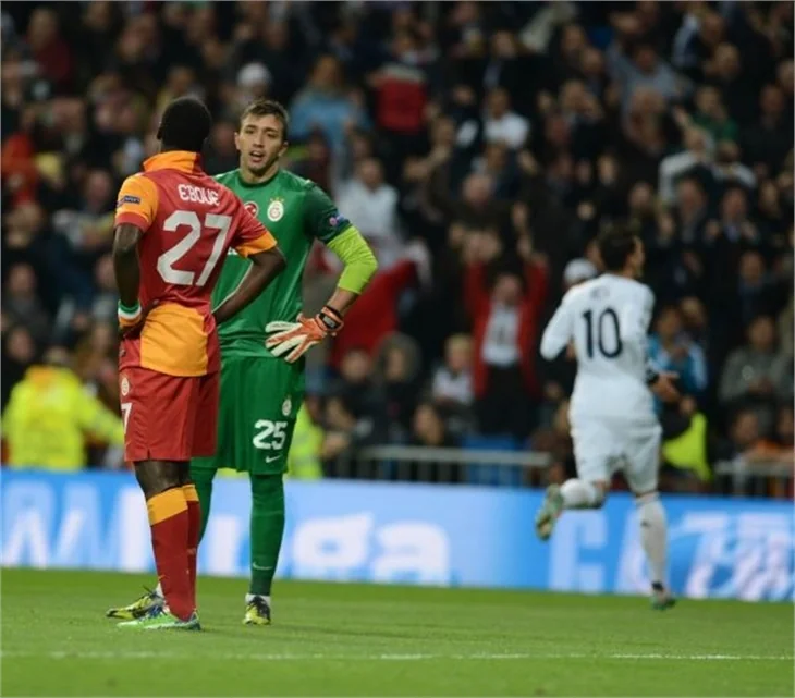 Real Madrid - Galatasaray maçından kareler!