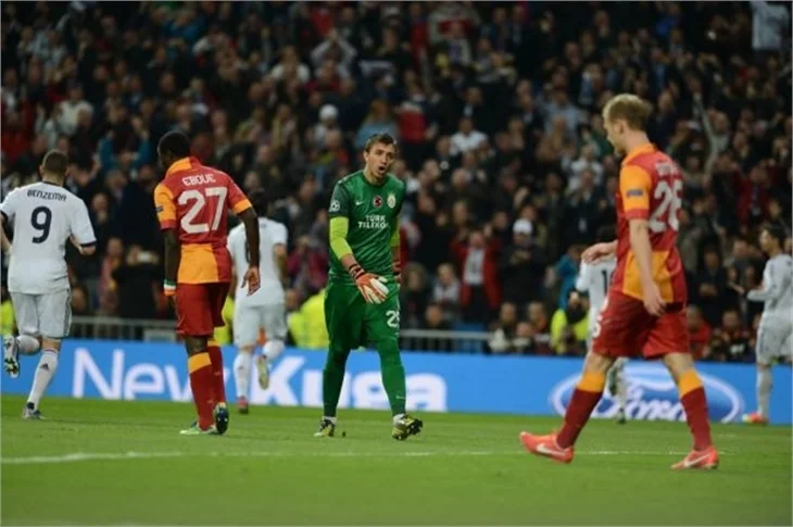 Real Madrid - Galatasaray maçından kareler!