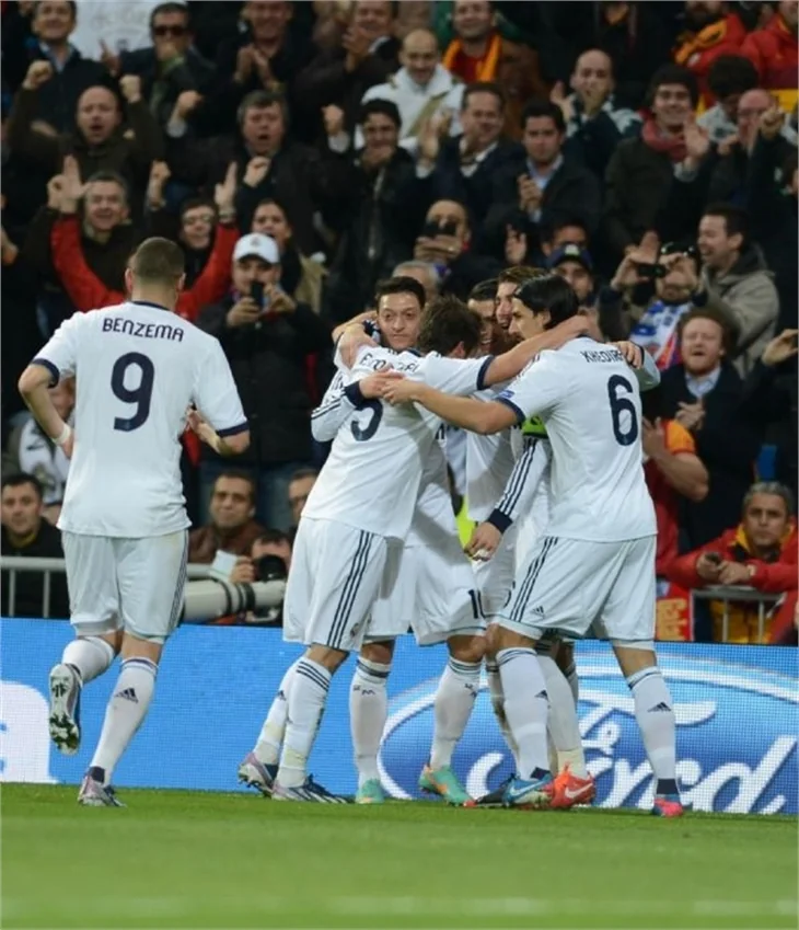 Real Madrid - Galatasaray maçından kareler!