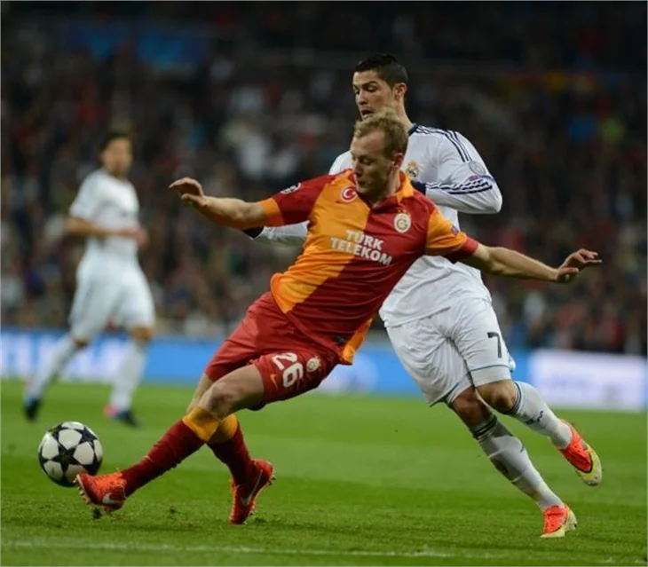 Real Madrid - Galatasaray maçından kareler!