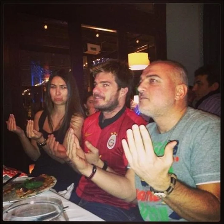 Ünlüler Galatasaray maçını böyle izledi!