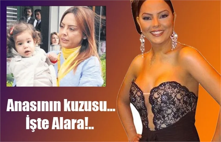 İşte Ebru Gündeş ve kızı Alara...