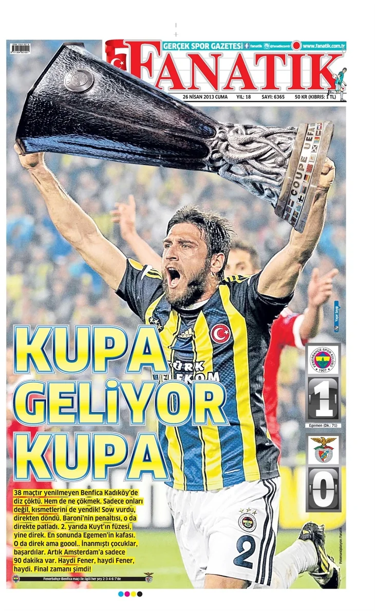 Gazetelerin Fenerbahçe manşetleri