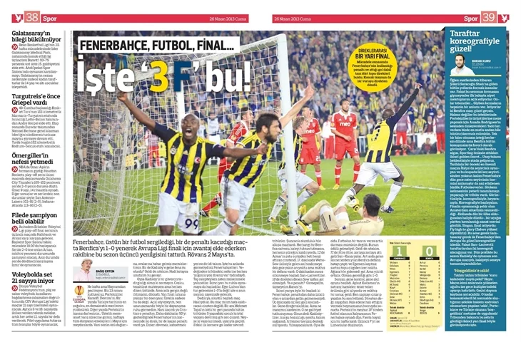 Gazetelerin Fenerbahçe manşetleri
