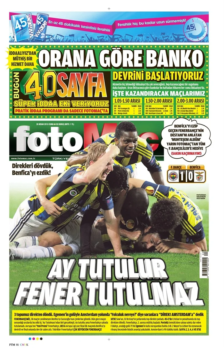 Gazetelerin Fenerbahçe manşetleri