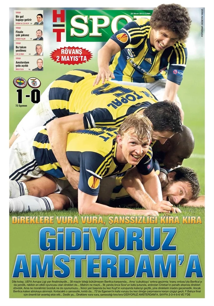 Gazetelerin Fenerbahçe manşetleri
