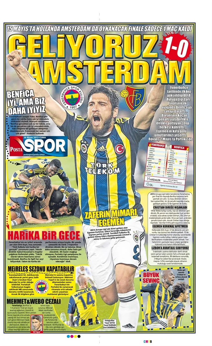 Gazetelerin Fenerbahçe manşetleri