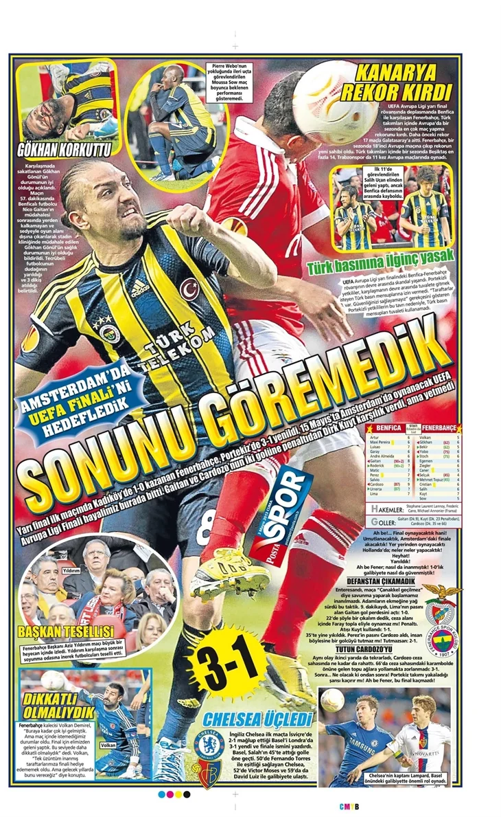 Gazetelerin Fenerbahçe manşetleri