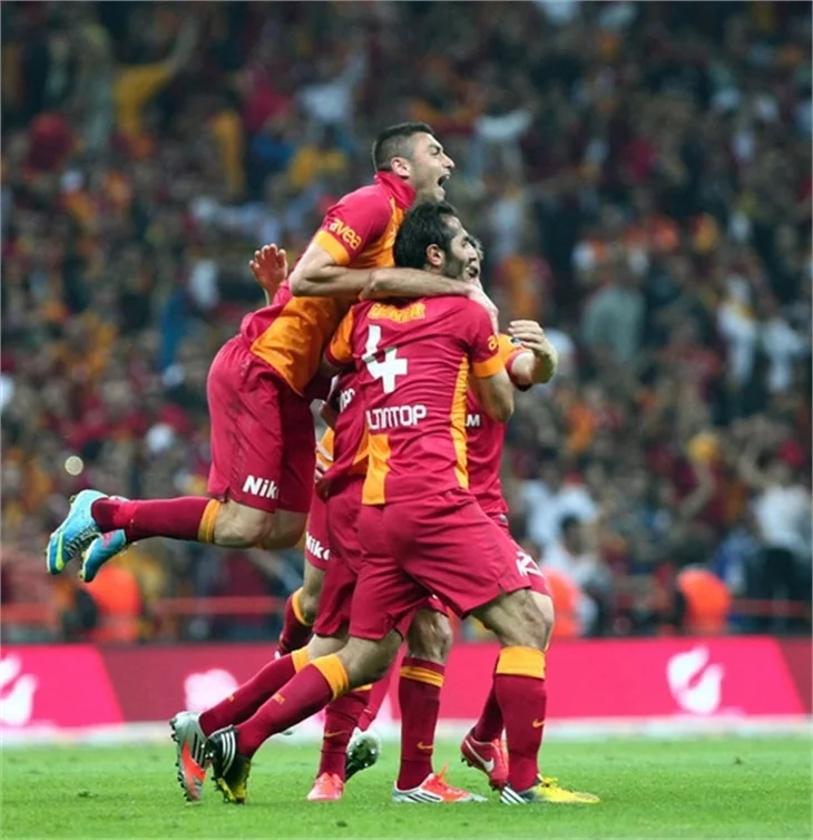 Galatasaray'ın şampiyonluk maçından kareler!