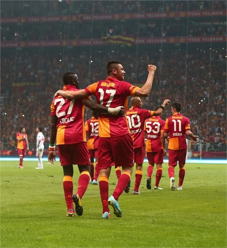Galatasaray'ın şampiyonluk maçından kareler!