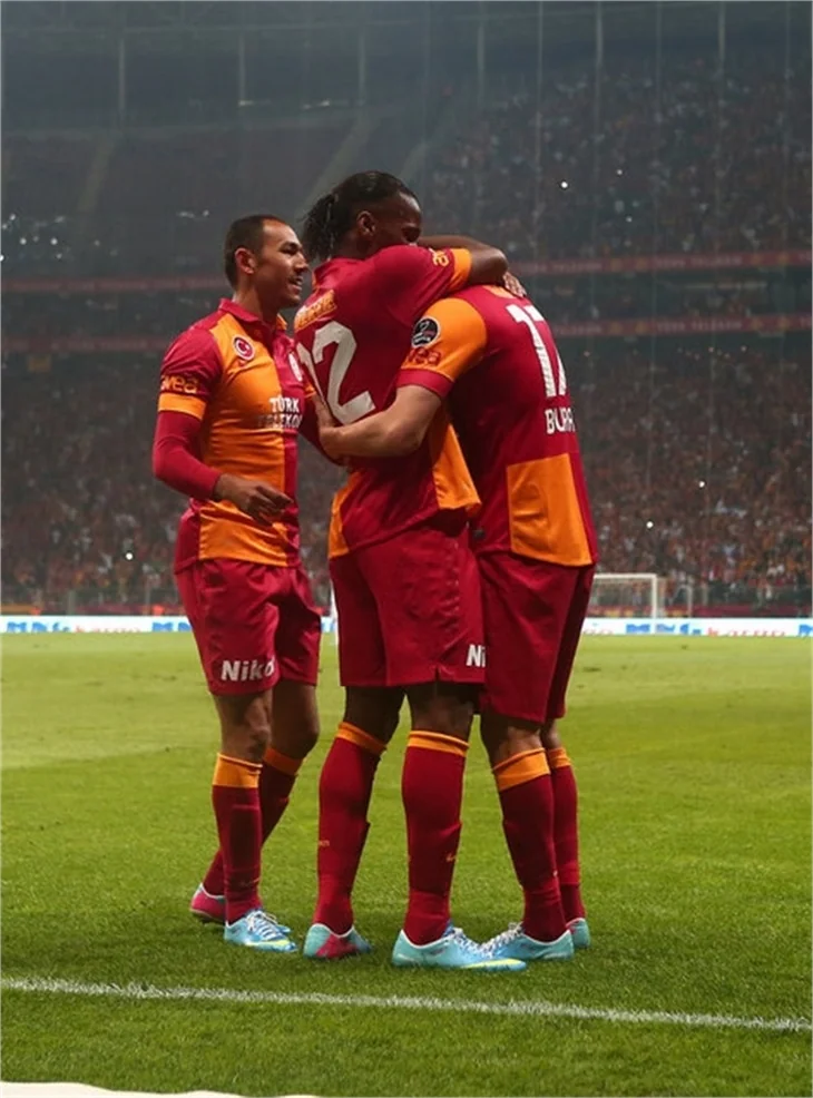 Galatasaray'ın şampiyonluk maçından kareler!