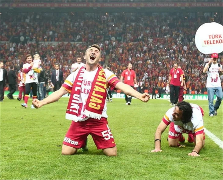 Galatasaray'ın şampiyonluk maçından kareler!