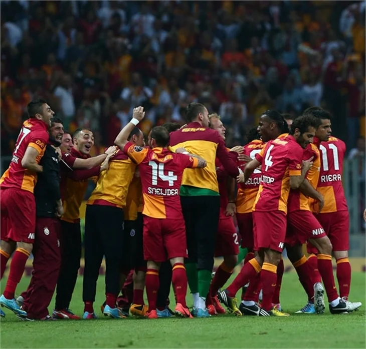 Galatasaray'ın şampiyonluk maçından kareler!