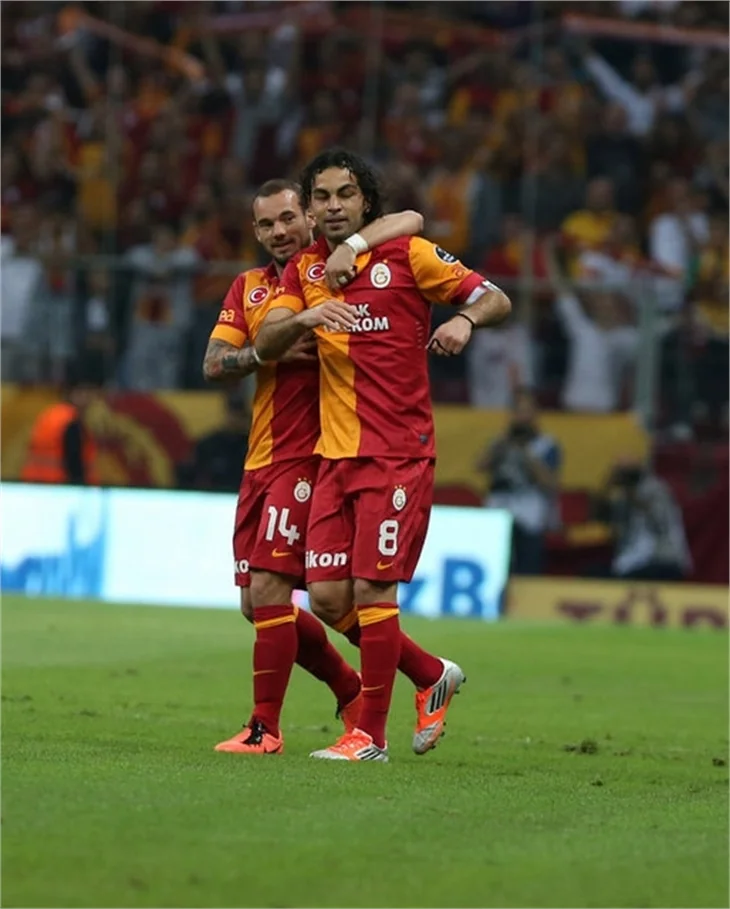 Galatasaray'ın şampiyonluk maçından kareler!