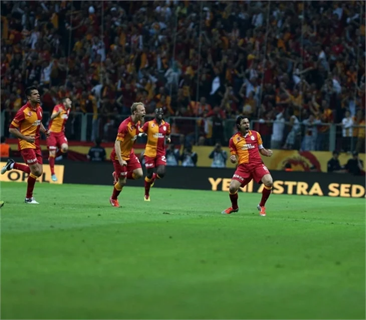 Galatasaray'ın şampiyonluk maçından kareler!