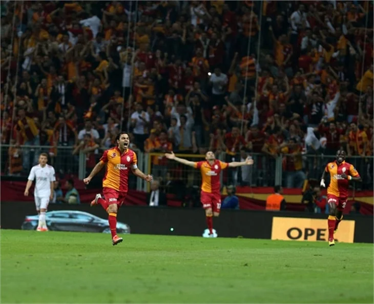 Galatasaray'ın şampiyonluk maçından kareler!