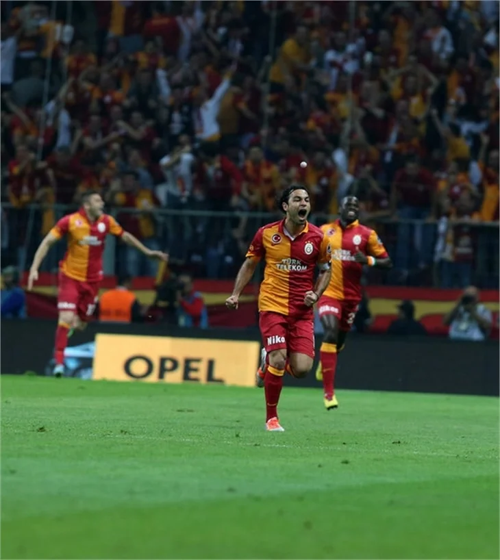 Galatasaray'ın şampiyonluk maçından kareler!