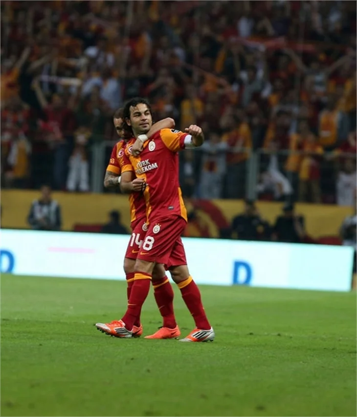 Galatasaray'ın şampiyonluk maçından kareler!