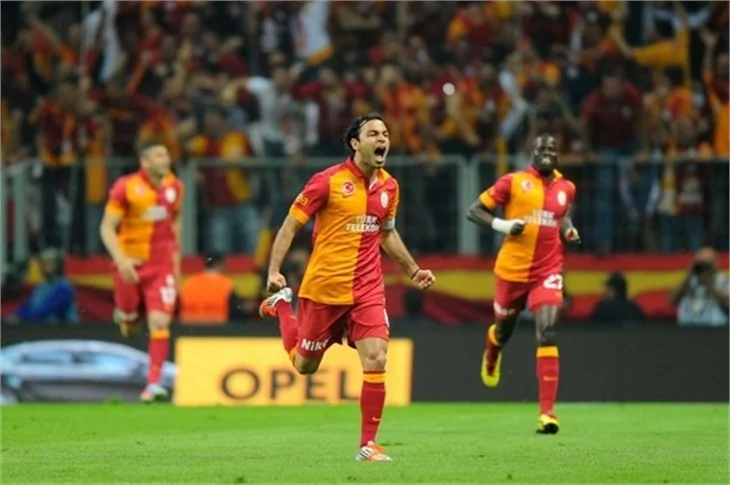 Galatasaray'ın şampiyonluk maçından kareler!