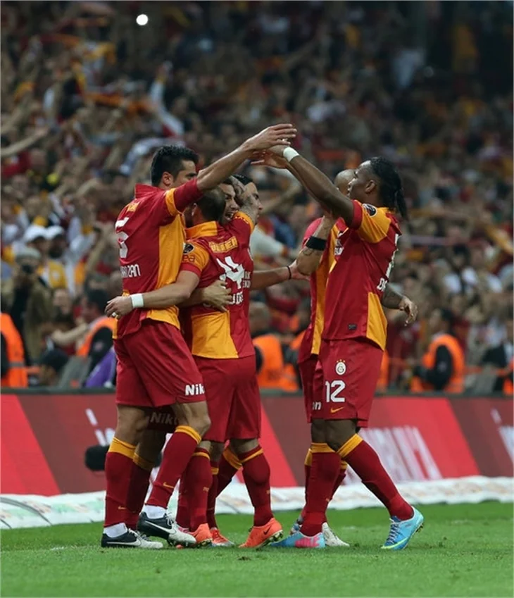 Galatasaray'ın şampiyonluk maçından kareler!