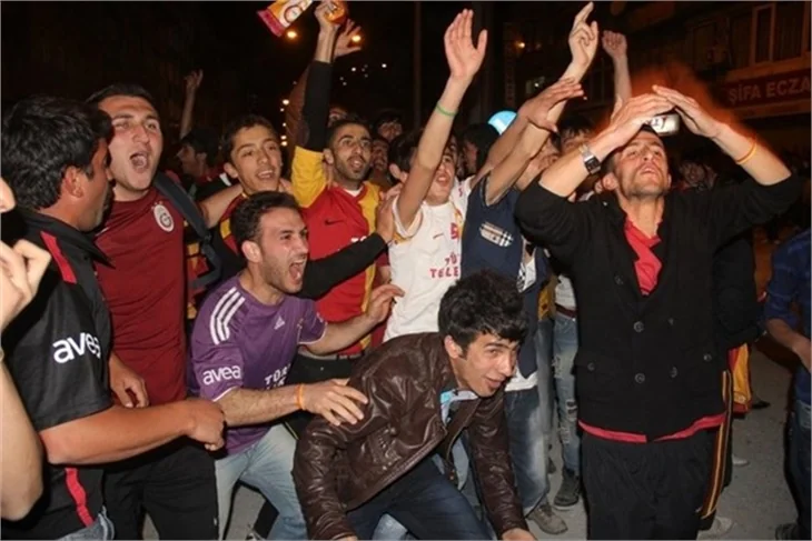 İşte Galatasaray'ın şampiyonluk çoşkusu!