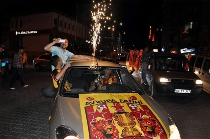 İşte Galatasaray'ın şampiyonluk çoşkusu!