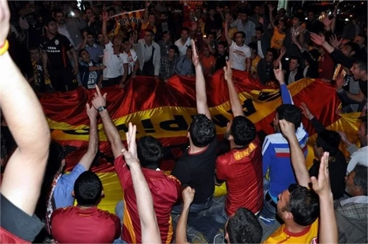 İşte Galatasaray'ın şampiyonluk çoşkusu!