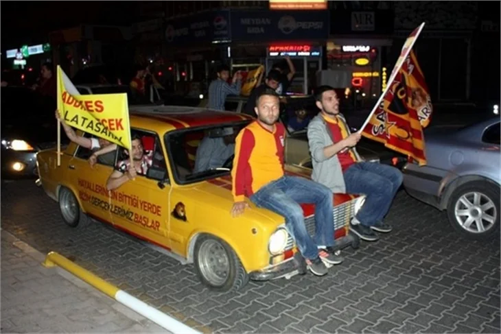 İşte Galatasaray'ın şampiyonluk çoşkusu!