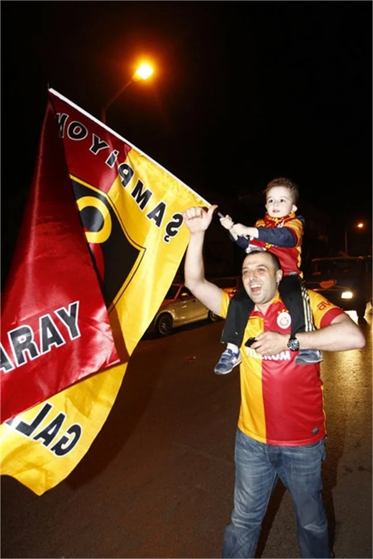 İşte Galatasaray'ın şampiyonluk çoşkusu!