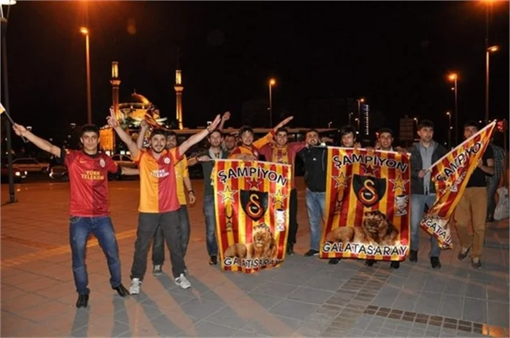 İşte Galatasaray'ın şampiyonluk çoşkusu!