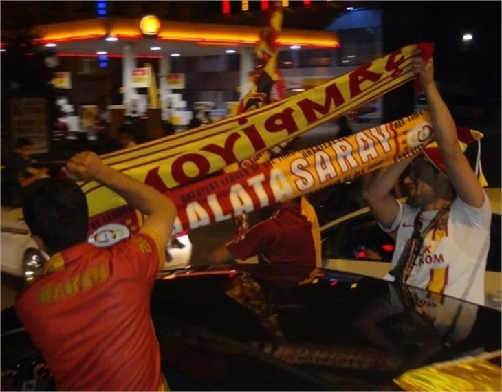 İşte Galatasaray'ın şampiyonluk çoşkusu!