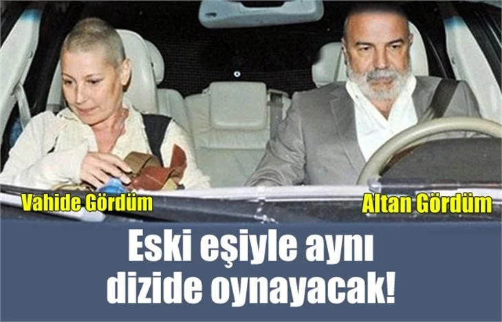Eski eşiyle aynı dizide oynayacak