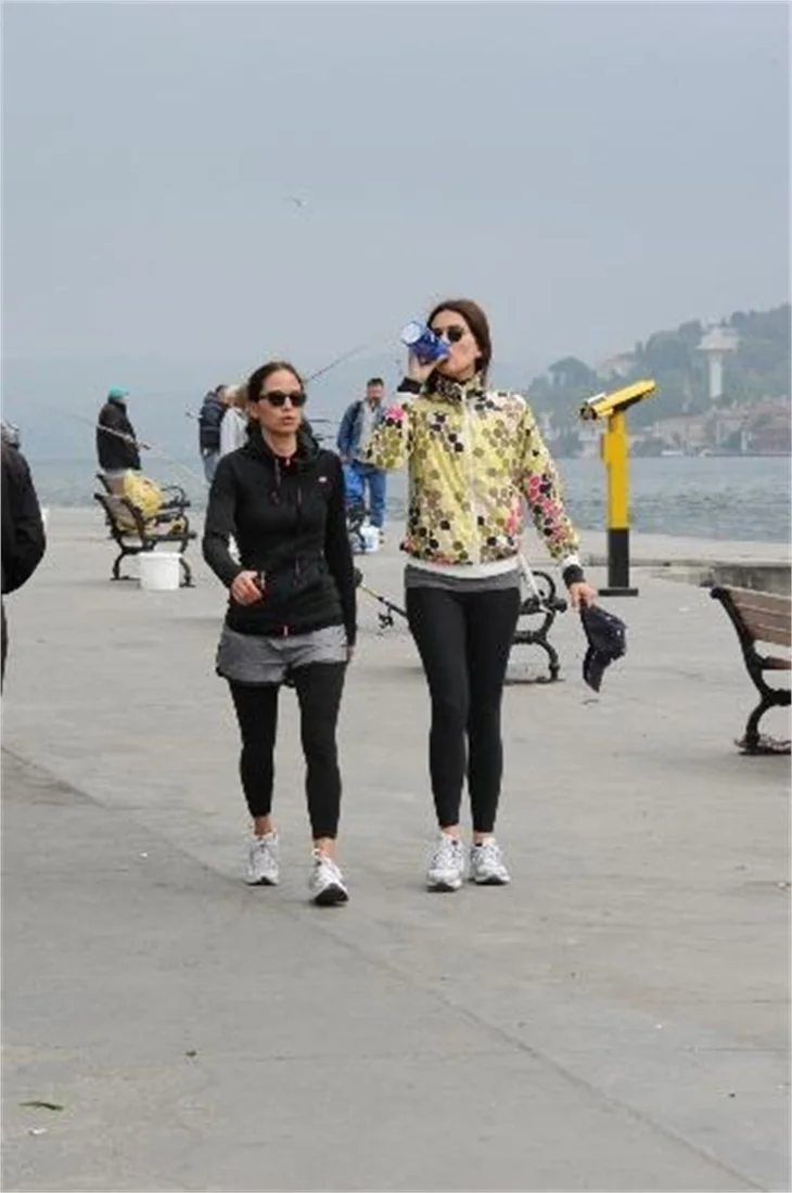 Bergüzar Korel sporda...