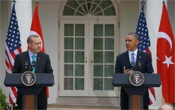 Erdoğan'ın basın toplantısından kareler!