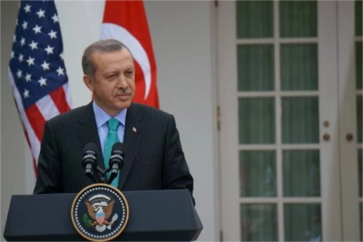 Erdoğan'ın basın toplantısından kareler!